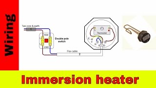 How to wire immersion heater UK [upl. by Accisej532]