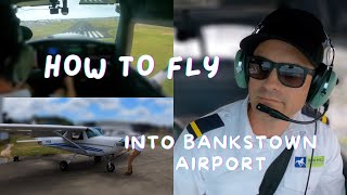 How to Fly into BANKSTOWN Airport YSBK Via Two RN [upl. by Marga]