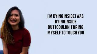 Dying Inside To Hold You  Ysabelle Cuevas cover Lyrics [upl. by Etiragram499]