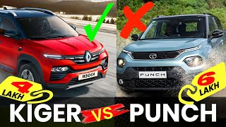 Tata punch vs Renault kiger  Renault kiger vs Tata punch comparison [upl. by Rosie]