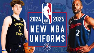 Every New NBA Uniform and Logo Change for 202425 – Full Breakdown [upl. by Laise637]