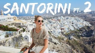 Santorini Daily Vlog  Tourists Beaches amp Romance With My Boyfriend Sanne Vloet [upl. by Imaon779]