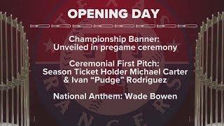 Texas Rangers Opening Day schedule released [upl. by Pompei]