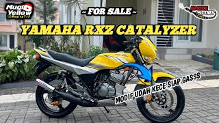 YAMAHA RXZ CATALYZER 1990  MAU DIJUAL MURAHHH   YAMAHA RXZ smokestory 74 2tak yamaharxz [upl. by Htebizile]