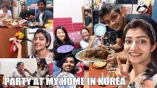 🇰🇷 MURG MUSALLAM PARTY with INDIAN NEPALI BANGLADESHI PAKISTANI friends in Korea  SADIA RIND [upl. by Maighdiln418]