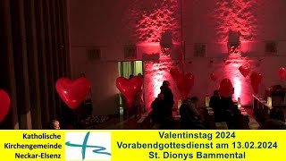 Gottesdienst zum Valentinstag 2024 [upl. by Ahsiak]