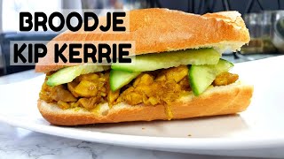 Recipe How To Make Broodje Kip Kerrie  CWF [upl. by Linnea332]