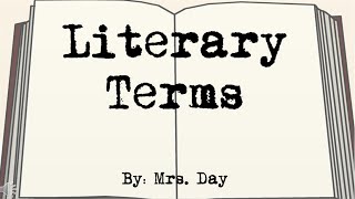 Literary Terms Song [upl. by Jeanne62]