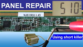 LED TV Panel Repair using short killer [upl. by Valley725]