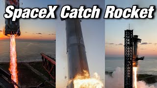 How SpaceX Landed A Rocket Without Landing Legs Catching a Giant Rocket With Giant Chopsticks [upl. by Melisenda393]