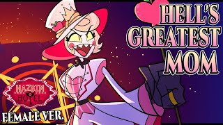 Hells Greatest Mom Hells Greatest Dad Female Cover  Hazbin Hotel  Alastor X Lucifer [upl. by Dorene139]