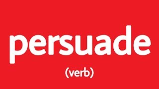 How to pronounce persuade Definition  Example sentences [upl. by Inman256]