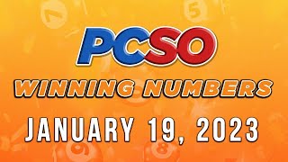 P79M Jackpot Superlotto 649 2D 3D 6D and Lotto 642  January 19 2023 [upl. by Tatianas]