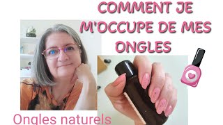 Comment je moccupe de mes ongles  routine ongles nails onglesnaturels [upl. by Mcmath450]