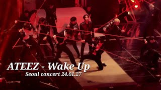 4K ATEEZ  Wake Up  에이티즈  최면 Wake Up  Seoul Concert 240127 [upl. by Barnebas]