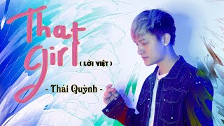 That Girl  Thái Quỳnh  Lời Việt  HM Remix  Người tôi yêuBây giờ cũng đã chẳng còn  Hot Tikok [upl. by Atyekram200]