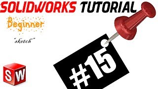 SolidWorks 2014 Tutorial 15 Convert Entities [upl. by Tamah]