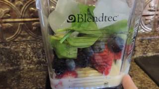 Blendtec Designer Series Wildside Blender Review  Making A Smoothie [upl. by Dadinirt]