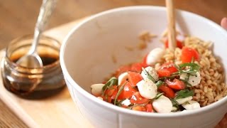 Caprese Pasta Salad With Toasted Pine Nuts  Everyday Health [upl. by Dlabihcra]