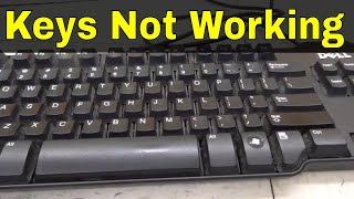 Computer Keyboard Keys Not WorkingHow To Fix It EasilyTutorial [upl. by Sioux86]