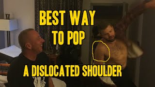 How to Pop a Dislocated Shoulder into Place twice with Geek to Freak at 3 am after the GIEExpo [upl. by Noreen]