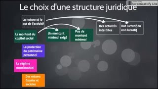 BTS Droit  Th2 Chap1  Choisir une structure juridique dentreprise [upl. by Reivaxe]