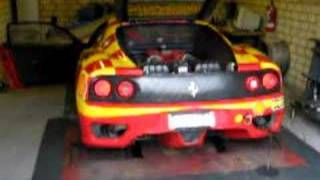 Ferrari 360 on dyno [upl. by Nolie]