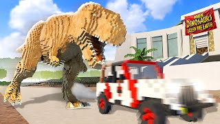 DINOSAURS Attack Jurassic Park Visitor Center  Teardown Mods [upl. by Adnuhsal]