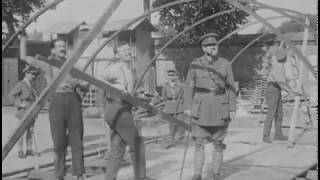 Building a Nissen Hut Courtesy of the Imperial War Museum [upl. by Secnarfyram205]