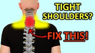 How To Relieve Tight Neck And Shoulder Muscles FOR GOOD [upl. by Airotahs]