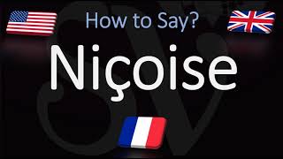 How to Pronounce Niçoise CORRECTLY [upl. by Inverson655]