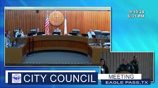 CITY COUNCIL MEETING SEPTEMBER 10 2024 CITY HALL 100 S MONROE ST [upl. by Pool]