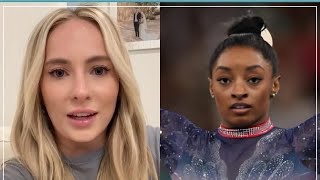 Has Mykayla Skinner learned her lesson simonebiles olympic2024 kimmiesworld mykaylaskinner [upl. by Onibas]