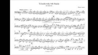 Tchaikovsky 6th Study for bassoon Ž Smalys [upl. by Oravla]