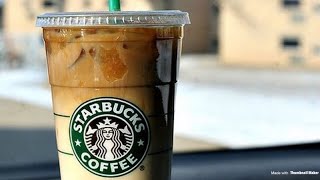 HOW TO MAKE A STARBUCKS ICED CARAMEL MACCHIATO LATTE [upl. by Ohl]