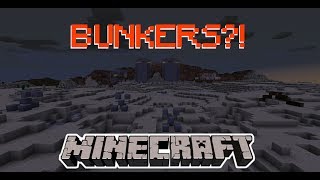 Minecraft WWII Map Build Part 1 BUNKERS [upl. by Nahgrom]