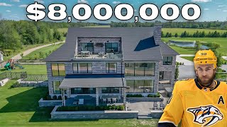 Inside Stanley Cup Champion Ryan O’Reilly’s 8 Million Lakefront Mansion [upl. by Lathe]