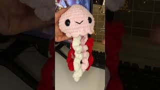 Crochet Valentines JELLYFISH TUTORIAL amigurumi crochet crochettutorial [upl. by Dralliw]