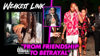 Chris Brown Disses Quavo In New Song quotWeakest Linkquot [upl. by Nnel215]