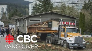 10 Port Moody homes shipped to Sechelt by barge [upl. by Stets]