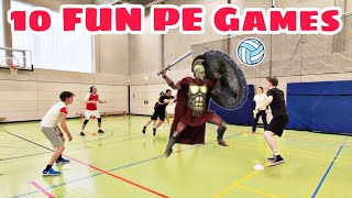 10 fun PE Games  10 kleine Spiele für den Sportunterricht [upl. by Shelbi]