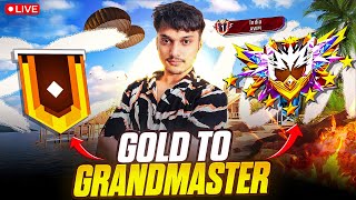 🔴Live Dominating Top 1 Grandmaster V Badge Lobby🗿😤Serious Grandmaster Pushing😡Garena Free Fire [upl. by Streetman]