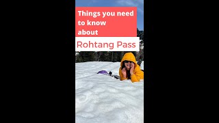 How to go to Rohtang Pass  Rohtang Pass travel guide  Travel Connection [upl. by Krahling]