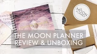 The Moon Planner  New Planner Unboxing Review First Impressions [upl. by Burck]