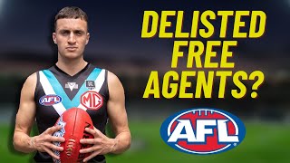 AFL TRADE TALK  Delisted Free Agents [upl. by Kcirttap729]