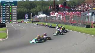 Iame BENELUX Round 5 X30 Mini Rookie Heat 1 [upl. by Ahsykal]