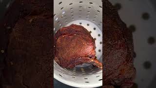 Smoked Fried Prime Rib Recipe  Over The Fire Cooking by Derek Wolf [upl. by Eiramasil163]