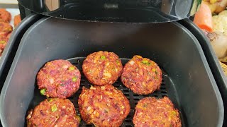 Airfryer Recipe Mixed Vegetable CutletHealthy SnacksVegetable Tikki No Fry SnacksBreakfast Idea [upl. by Eeldivad]