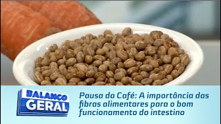 Pausa do Café A importância das fibras alimentares para o bom funcionamento do intestino [upl. by Hayarahs884]