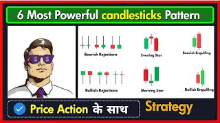 6 Most Powerful Candlestick Patterns for Trading With Price Action  Price Action Trading [upl. by Gnouhc]